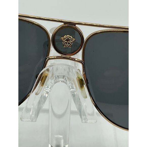 Versace Sunglasses with case- Black/Gold - Picture 7 of 14
